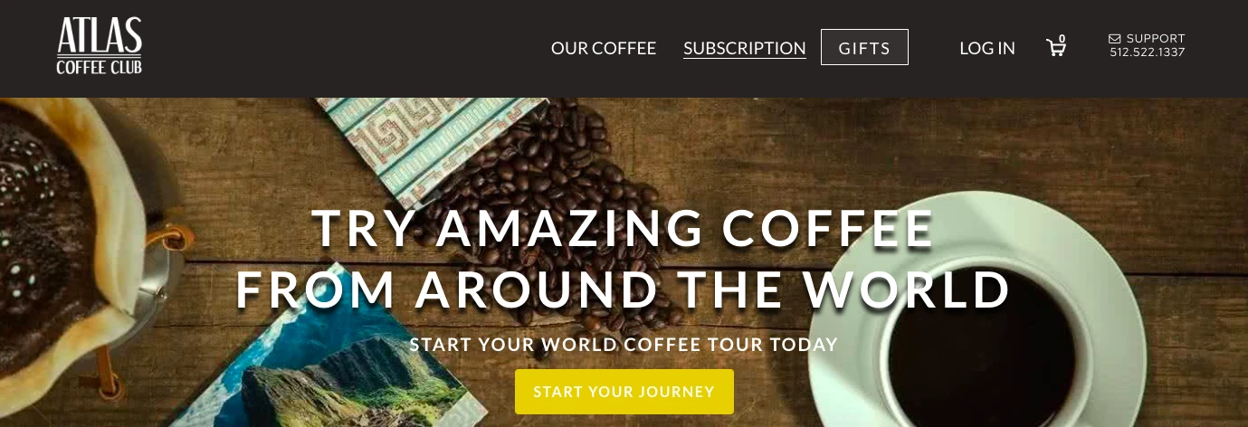 Atlas Coffee Club screenshot