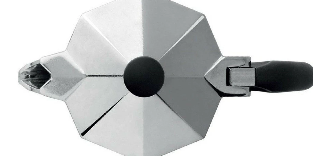 Bialetti Moka Express Stovetop Espresso Maker aerial view